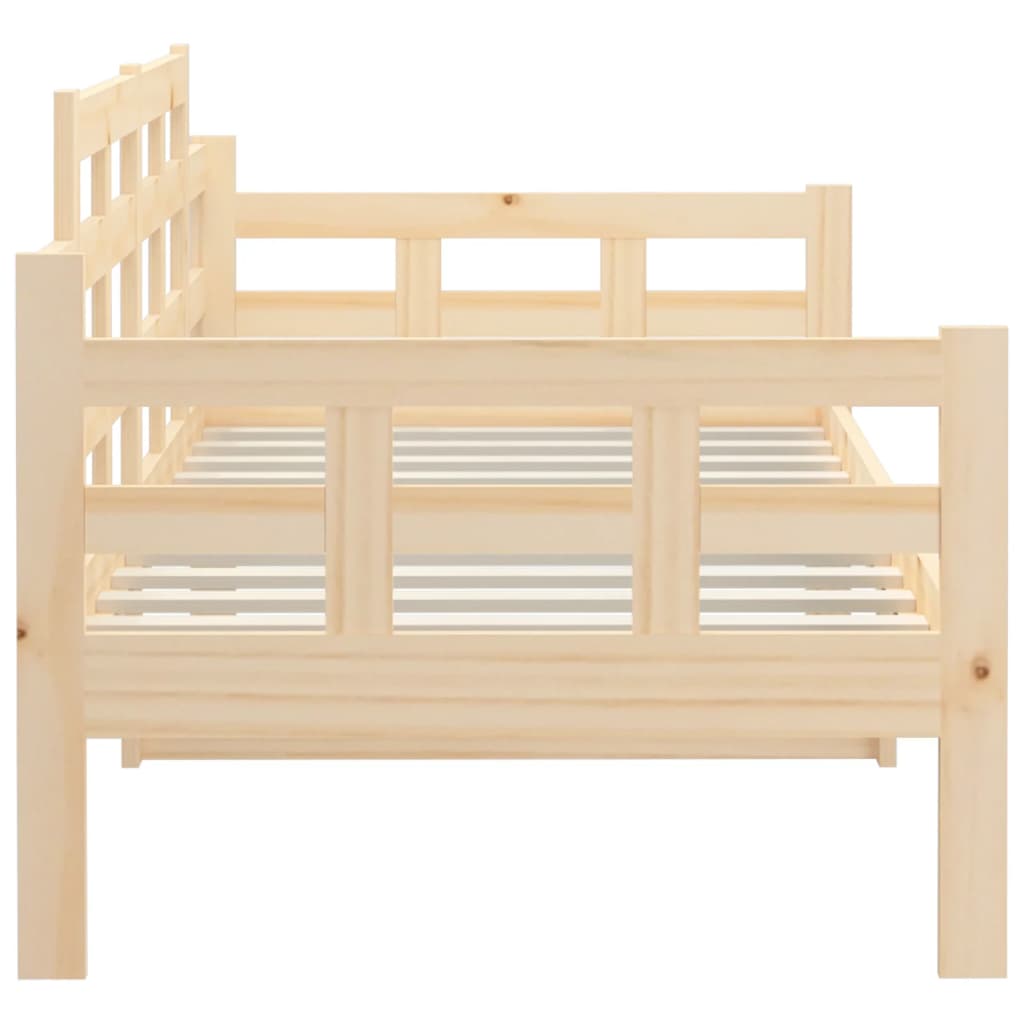 vidaXL Day Bed without Mattress Solid Wood Pine 90x200 cm