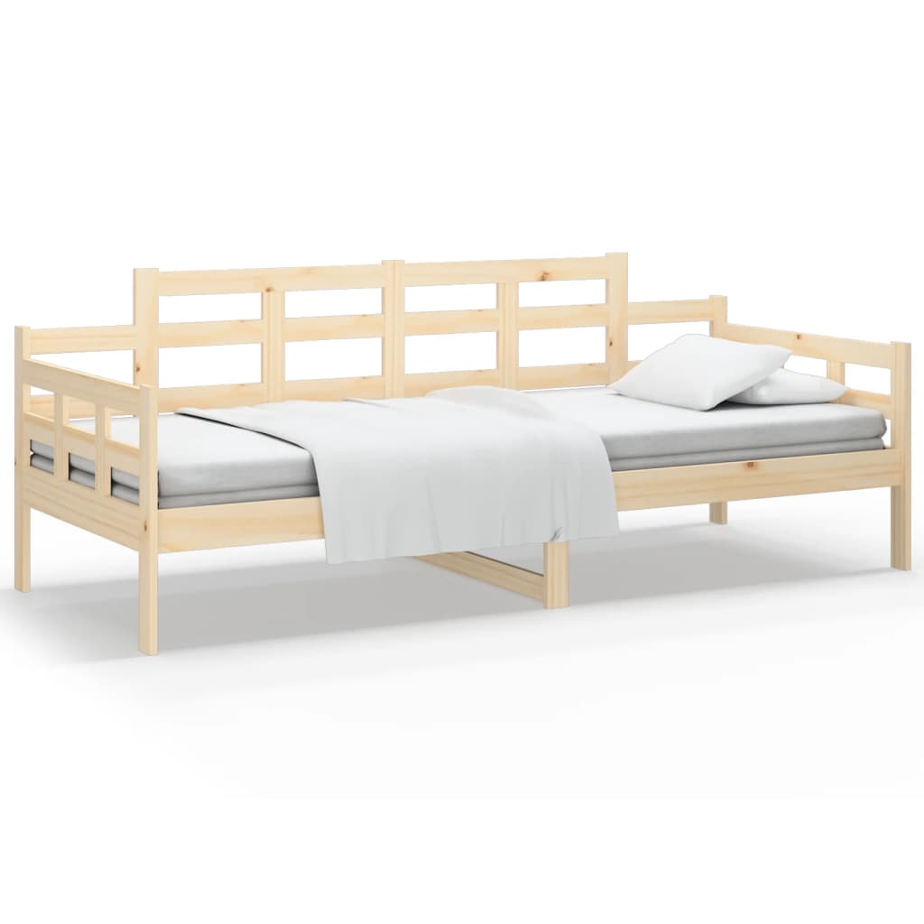 vidaXL Day Bed Solid Wood Pine 90x190 cm