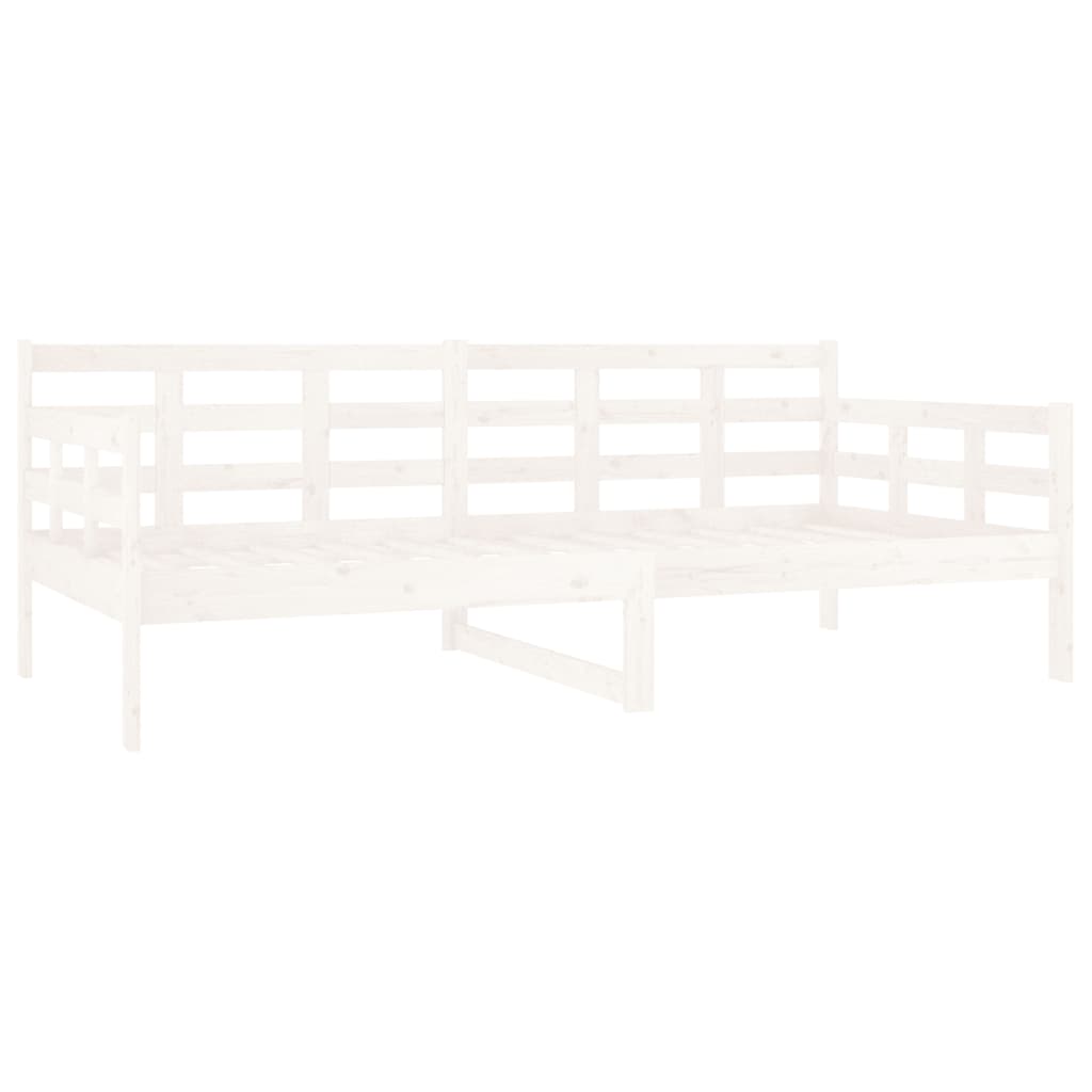 Day Bed | White | Solid pine wood | Single | Convertible