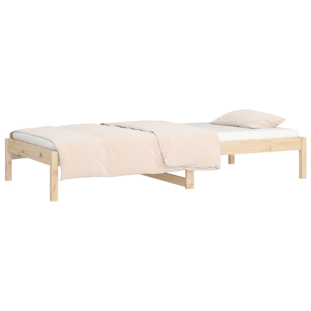 Day Bed without Mattress 90x190 cm Single Single Solid Wood Pine