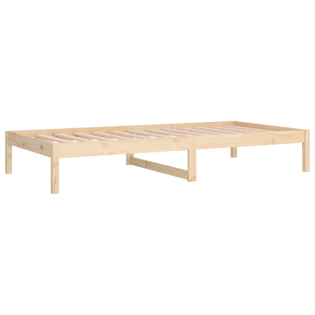 Day Bed without Mattress 90x190 cm Single Single Solid Wood Pine