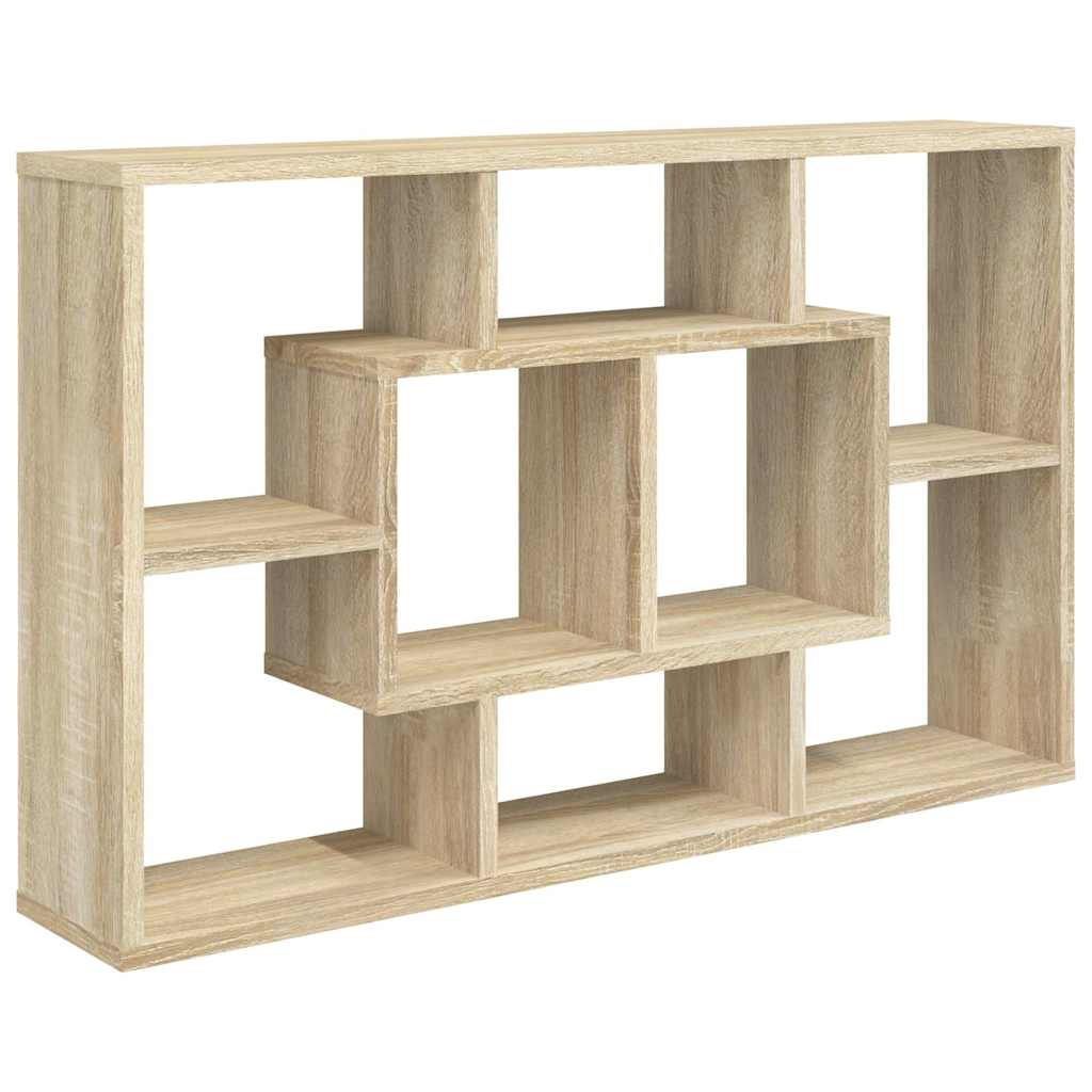 Wall Shelf Sonoma Oak 85x16x52,5 cm Engineered Wood