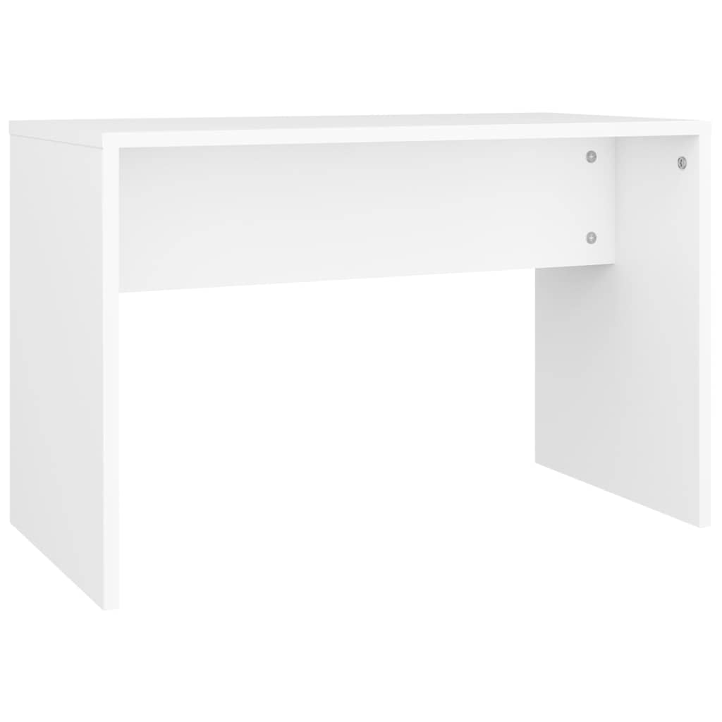 Dressing Stool White 70x35x45 cm Engineered Wood