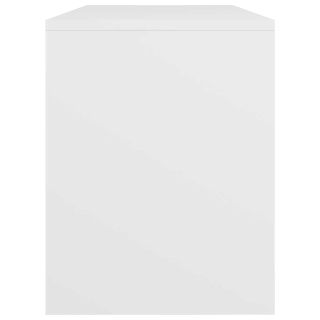Dressing Stool White 70x35x45 cm Engineered Wood