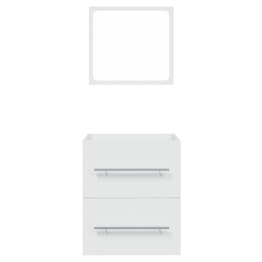 Bathroom Cabinet with Mirror White 41x38,5x48 cm