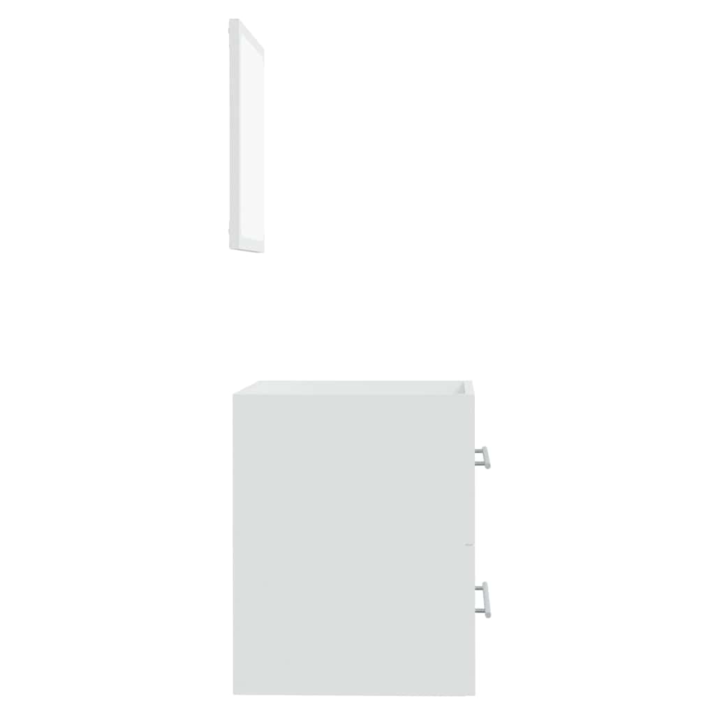 Bathroom Cabinet with Mirror White 41x38,5x48 cm