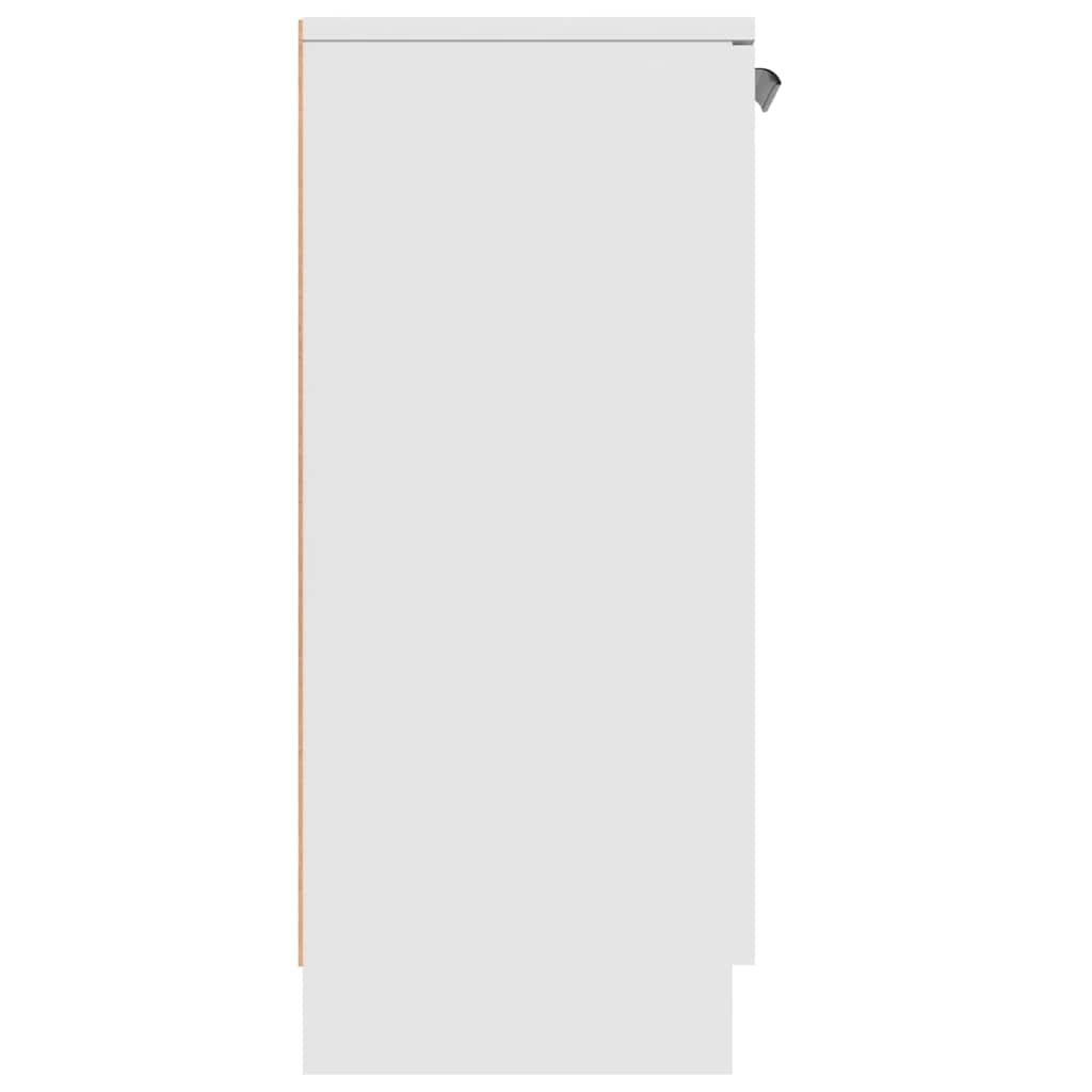 Sideboard White 60x30x70 cm Engineered Wood