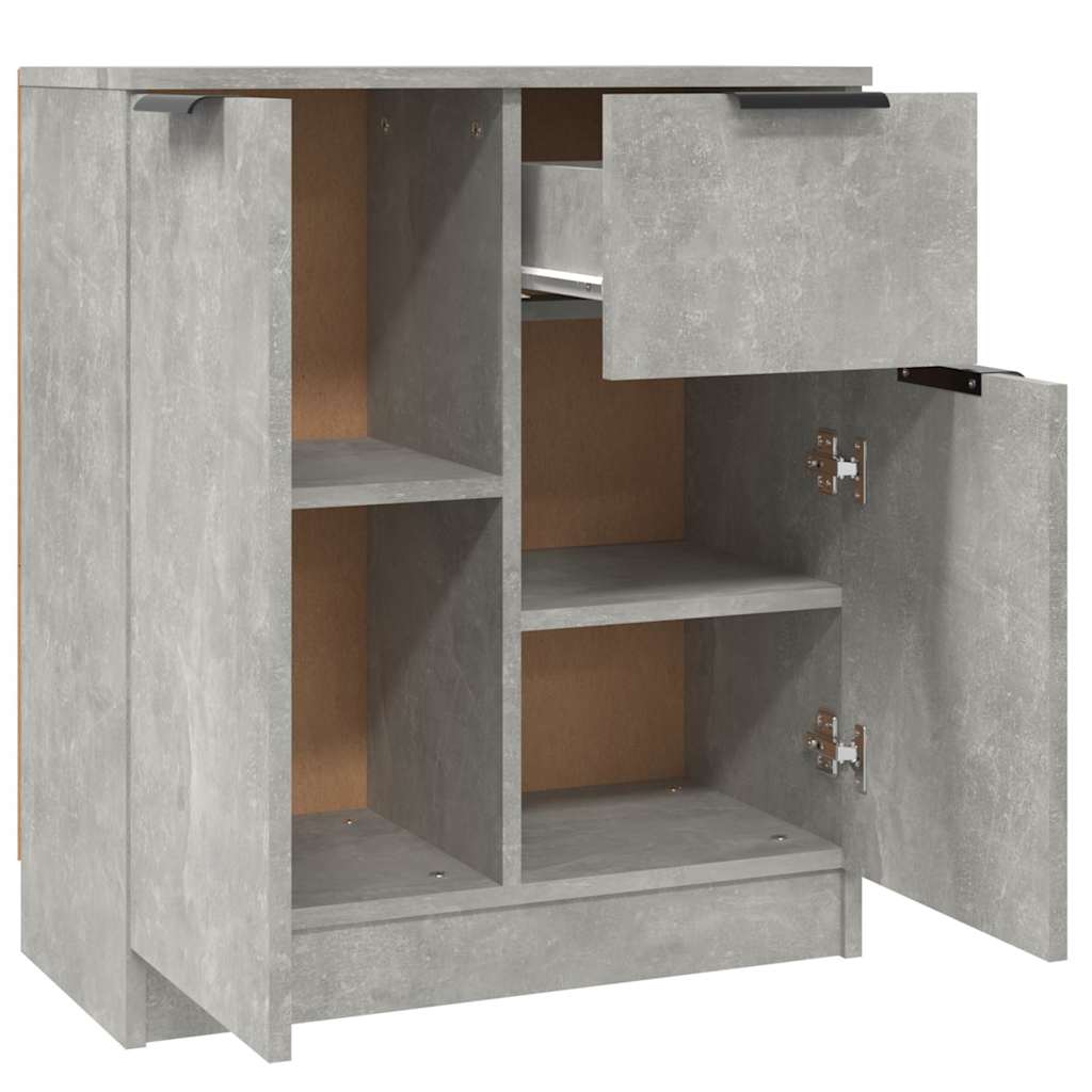 Sideboard Concrete Grey 60x30x70 cm Engineered Wood