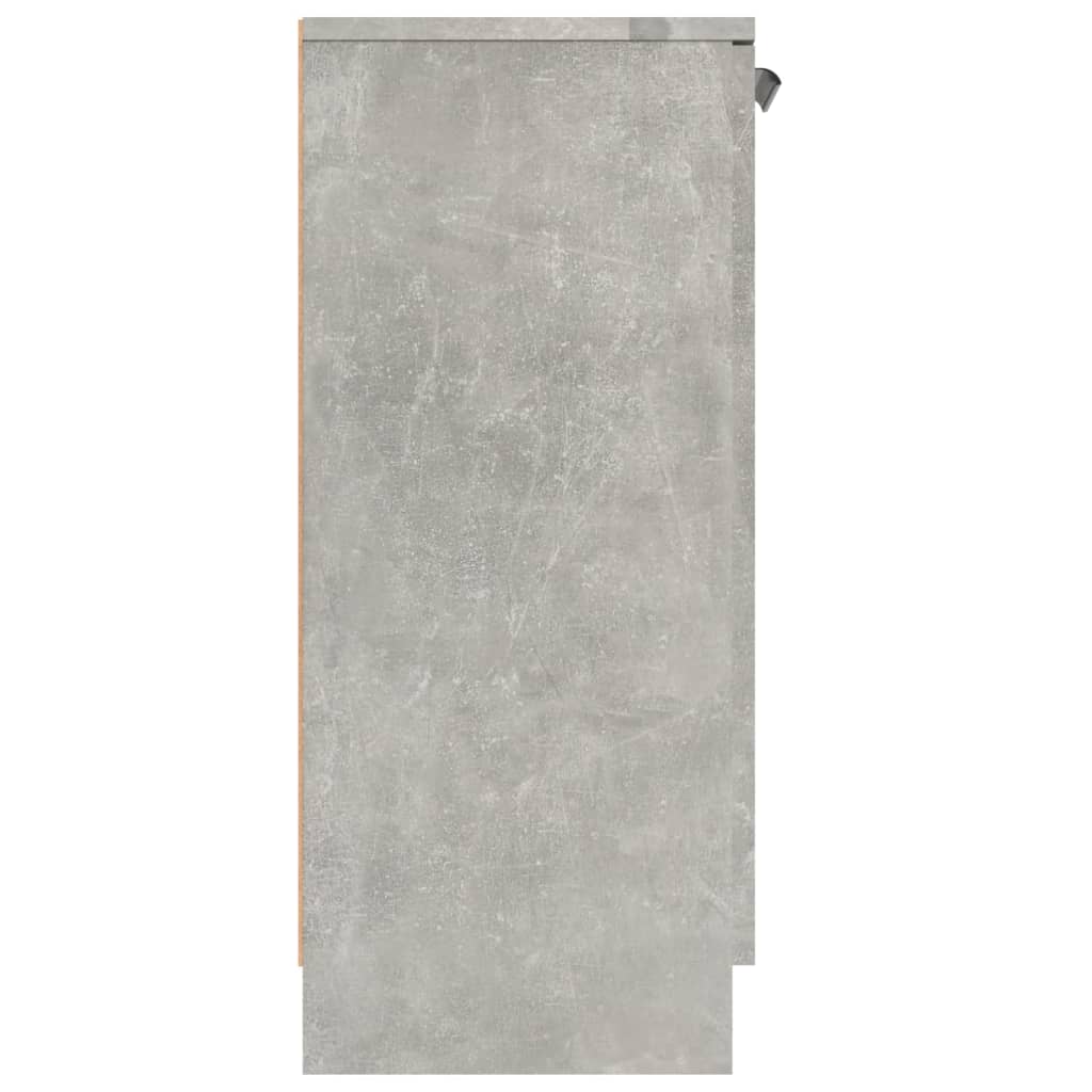 Sideboard Concrete Grey 60x30x70 cm Engineered Wood