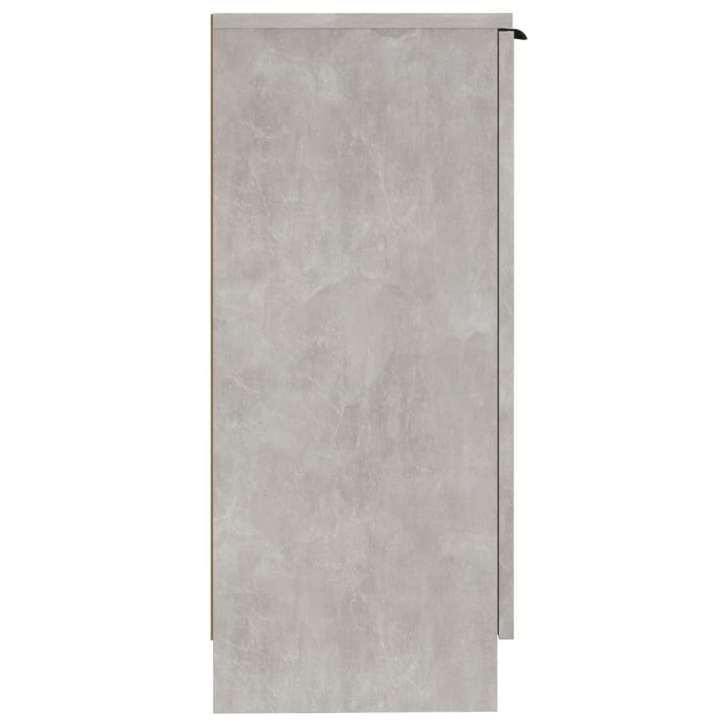 Sideboard Concrete Grey 30x30x70 cm Engineered Wood