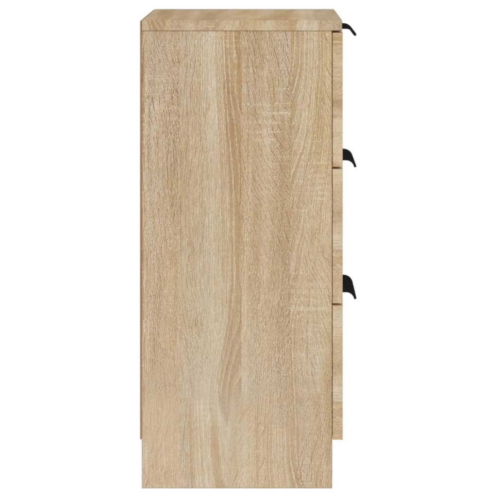 Sideboard Sonoma Oak 30x30x70 cm Engineered Wood