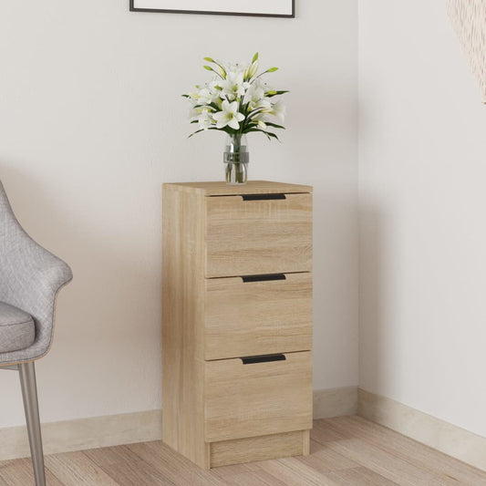 Sideboard Sonoma Oak 30x30x70 cm Engineered Wood