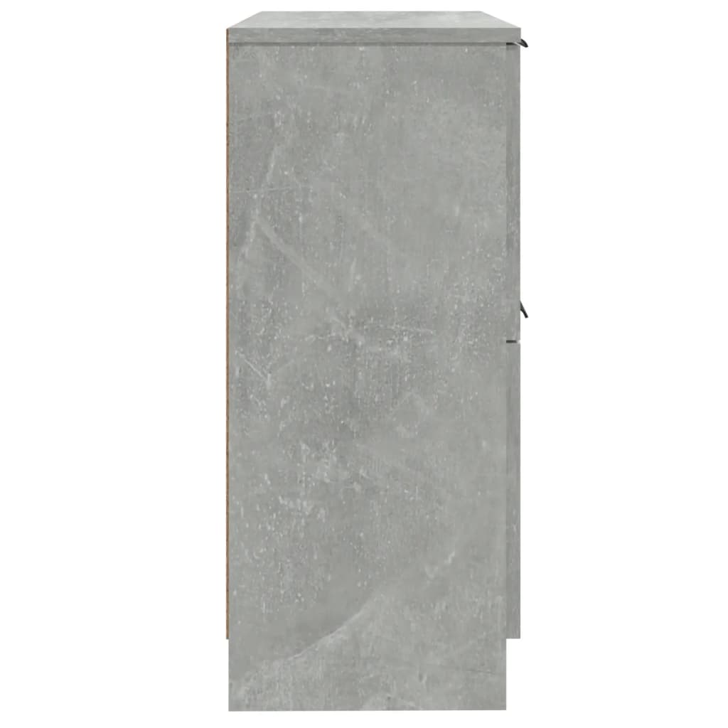 Sideboard Concrete Grey 30x30x70 cm Engineered Wood