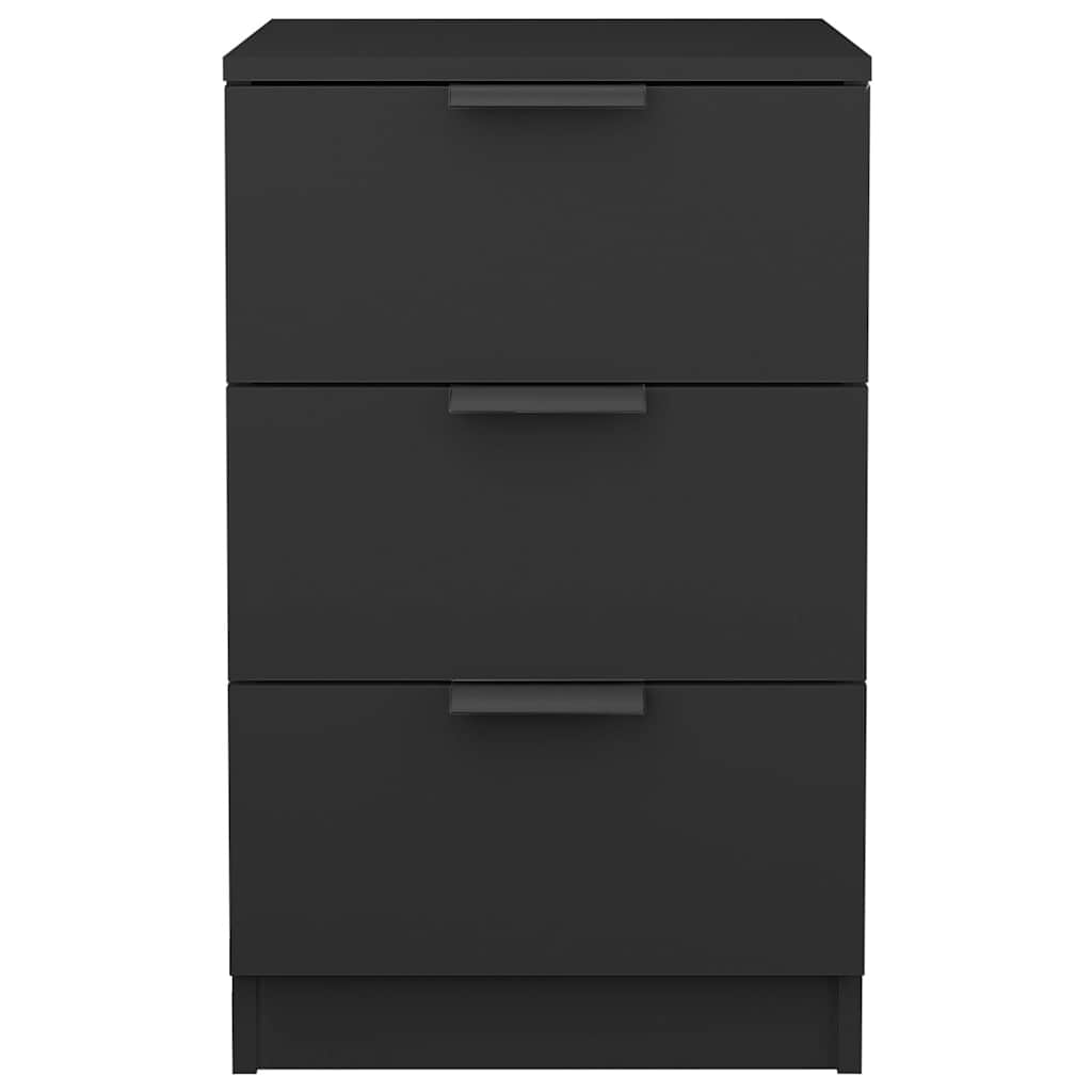 Bedside Cabinets 2 pcs Black 40x36x65 cm