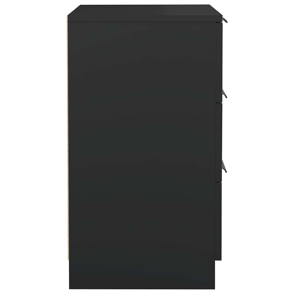 Bedside Cabinets 2 pcs Black 40x36x65 cm