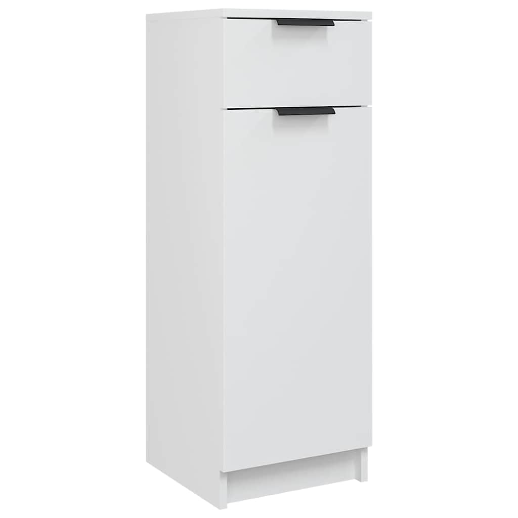 Bathroom Cabinet White 32x33,5x90 cm Engineered Wood