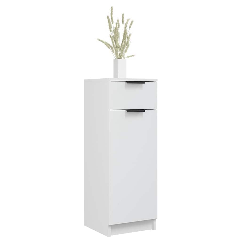 Bathroom Cabinet White 32x33,5x90 cm Engineered Wood