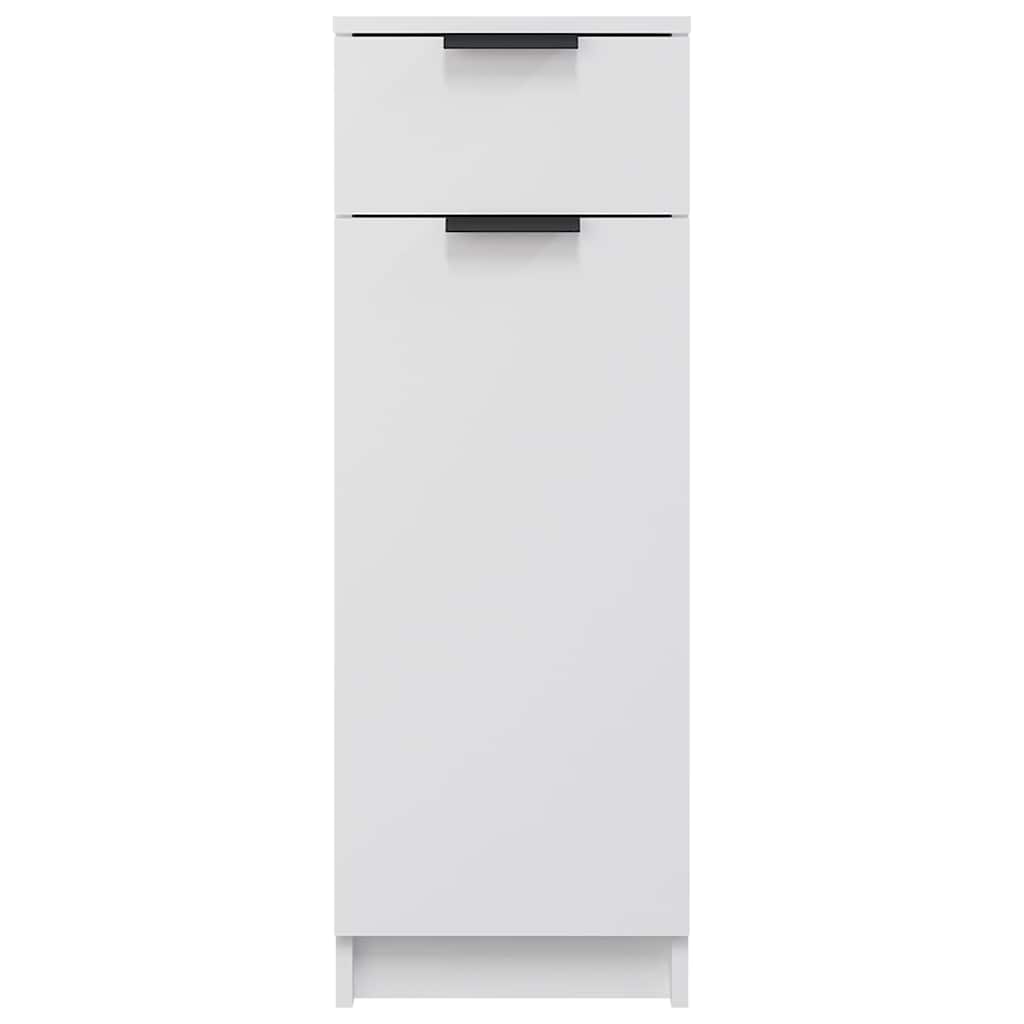Bathroom Cabinet White 32x33,5x90 cm Engineered Wood
