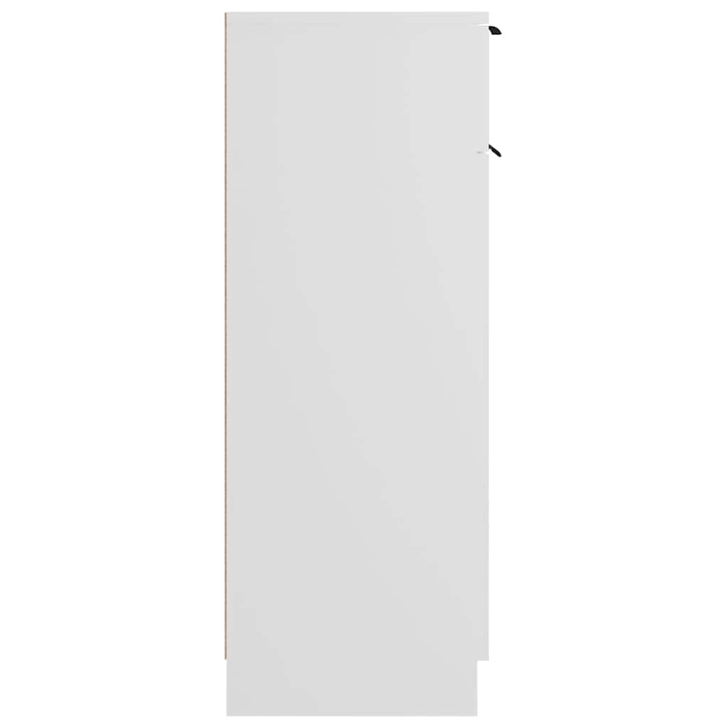 Bathroom Cabinet White 32x33,5x90 cm Engineered Wood