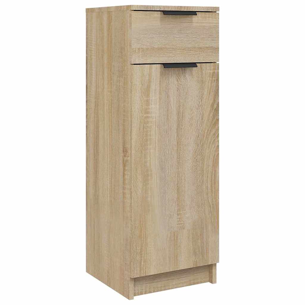 Bathroom Cabinet Sonoma Oak 32x33,5x90 cm Engineered Wood