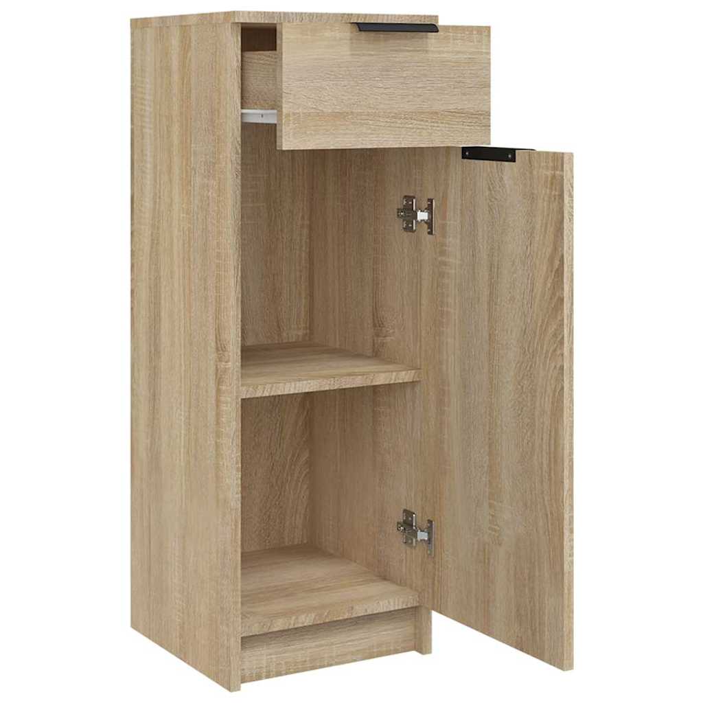 Bathroom Cabinet Sonoma Oak 32x33,5x90 cm Engineered Wood