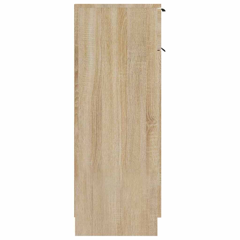 Bathroom Cabinet Sonoma Oak 32x33,5x90 cm Engineered Wood