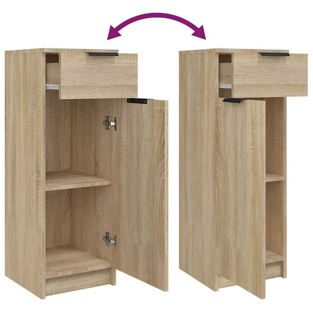 Bathroom Cabinet Sonoma Oak 32x33,5x90 cm Engineered Wood