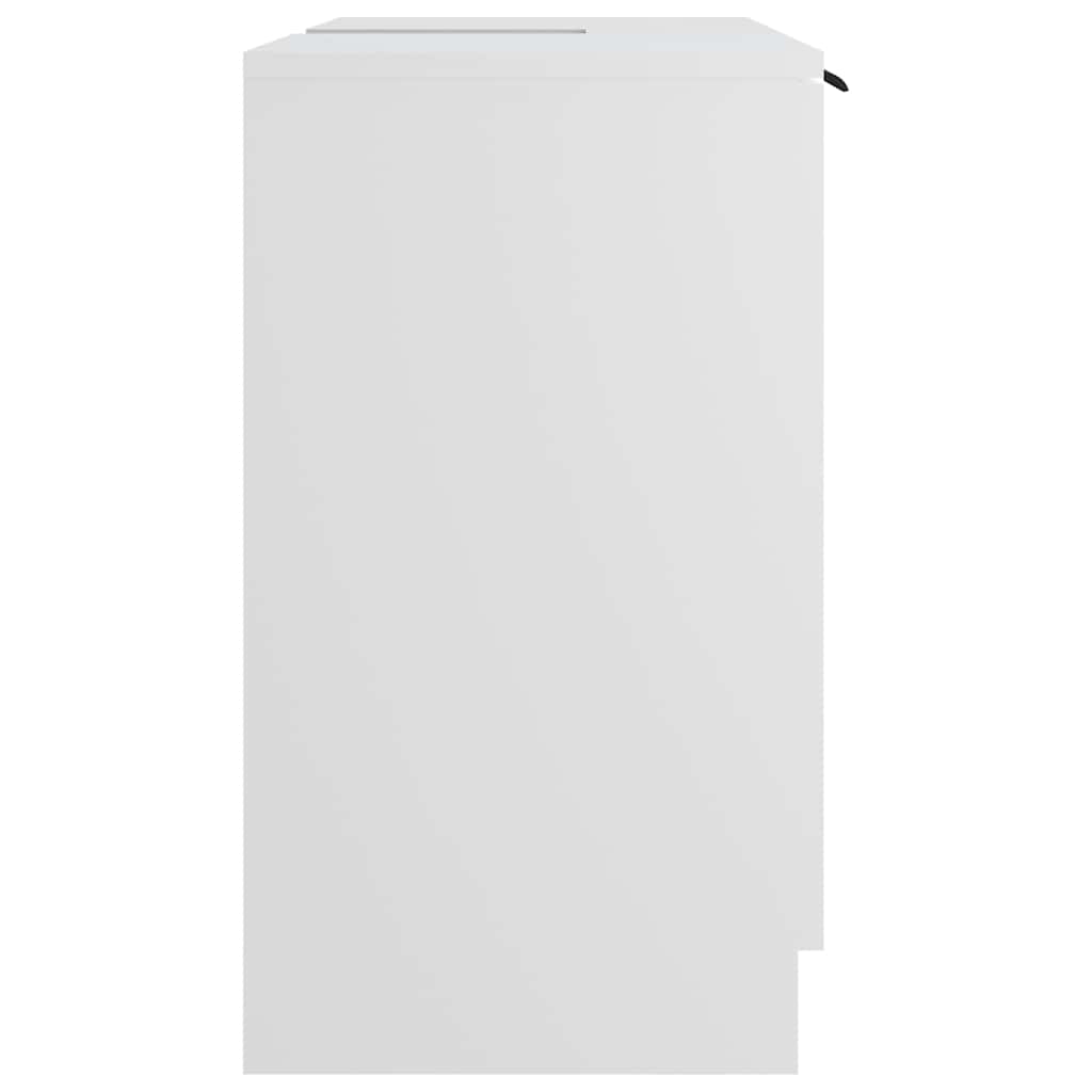 Bathroom Cabinet White 64,5x33,5x59 cm Engineered Wood