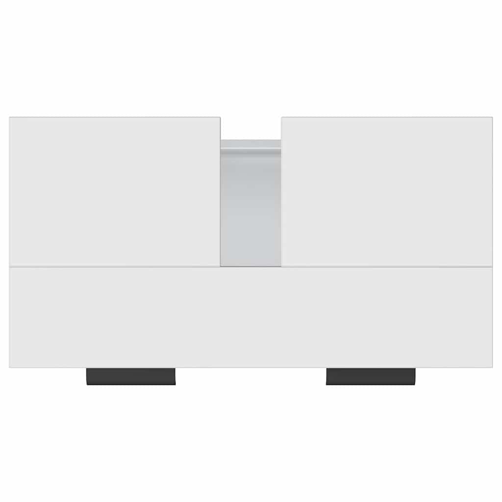 Bathroom Cabinet White 64,5x33,5x59 cm Engineered Wood
