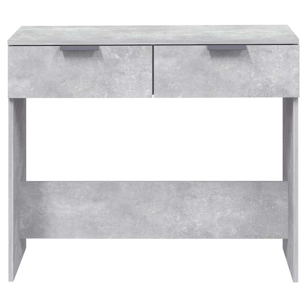 Console Table Concrete Grey 90x36x75 cm Engineered Wood