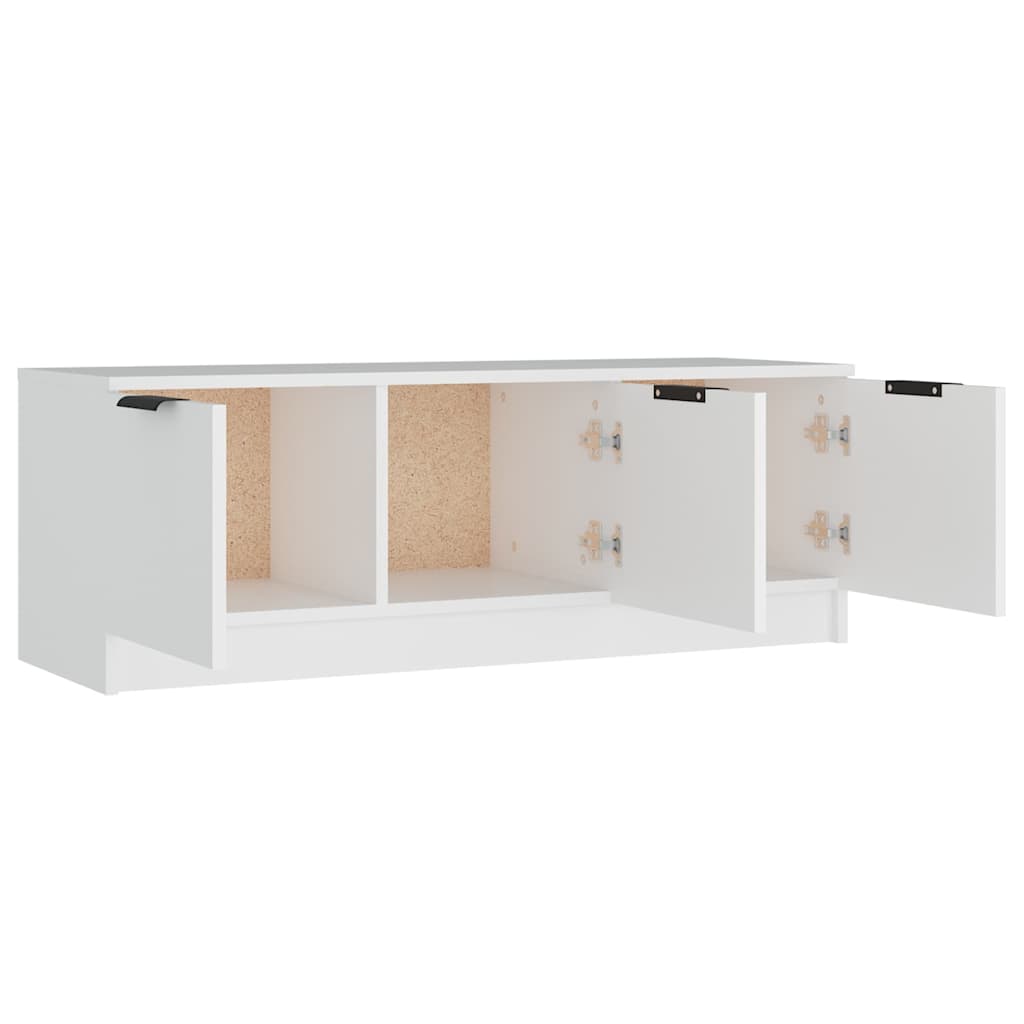 TV Cabinet White 102x35x36,5 cm Engineered Wood