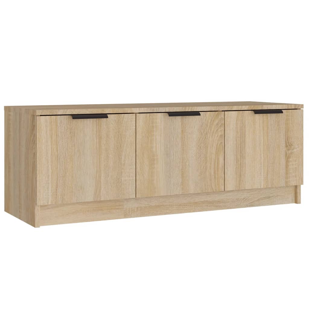 TV Cabinet Sonoma Oak 102x35x36.5 cm Engineered Wood