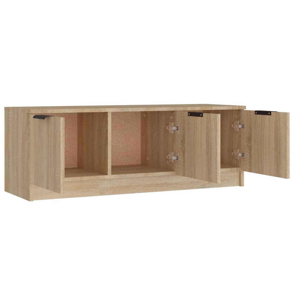 TV Cabinet Sonoma Oak 102x35x36.5 cm Engineered Wood