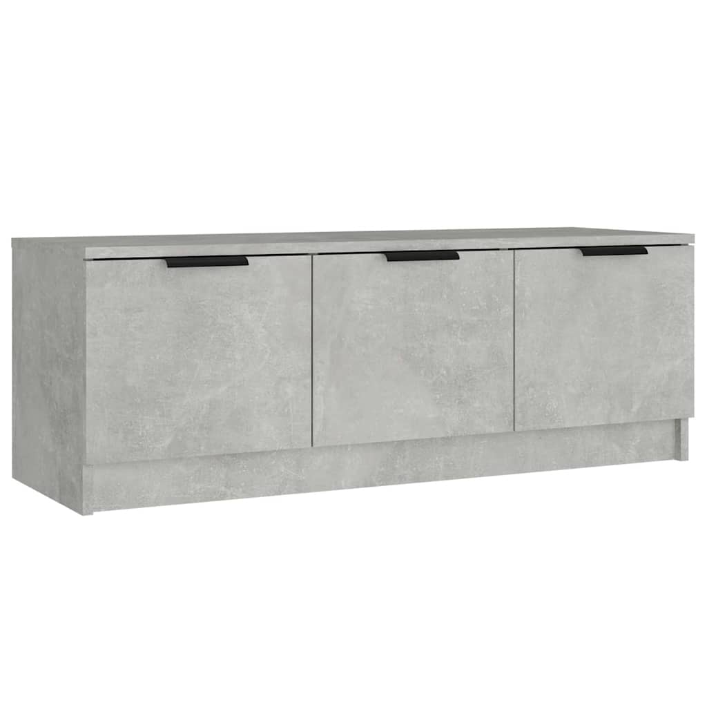 TV Cabinet Concrete Grey 102x35x36,5 cm Engineered Wood