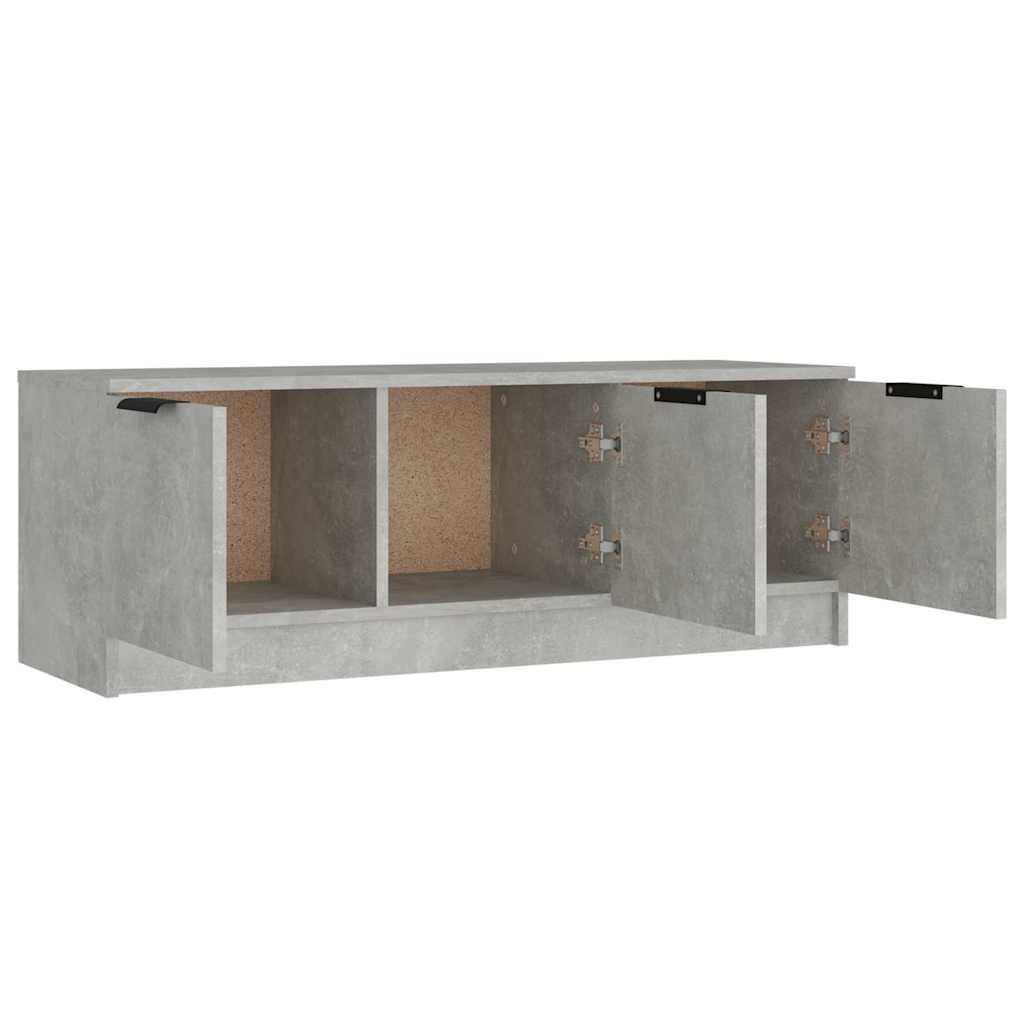 TV Cabinet Concrete Grey 102x35x36,5 cm Engineered Wood