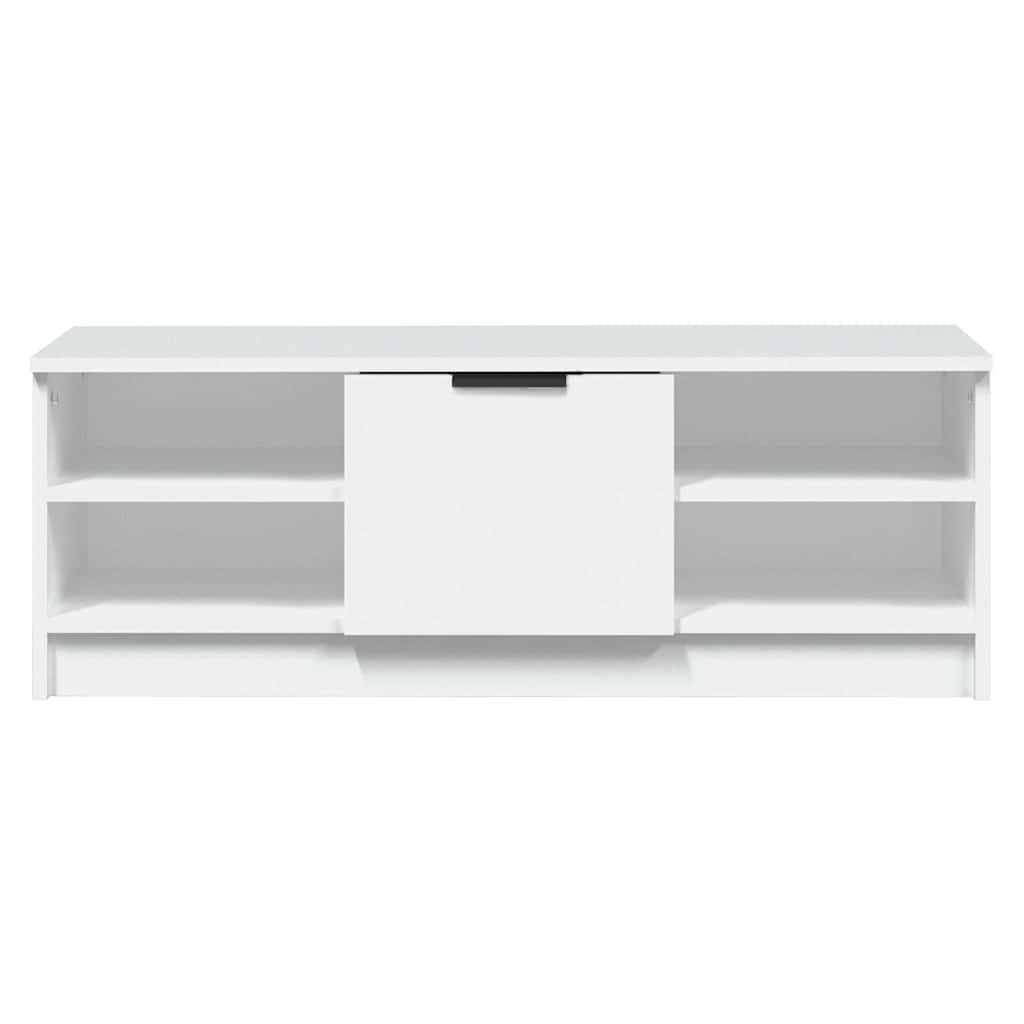 TV Cabinet White 102x35,5x36,5 cm Engineered Wood