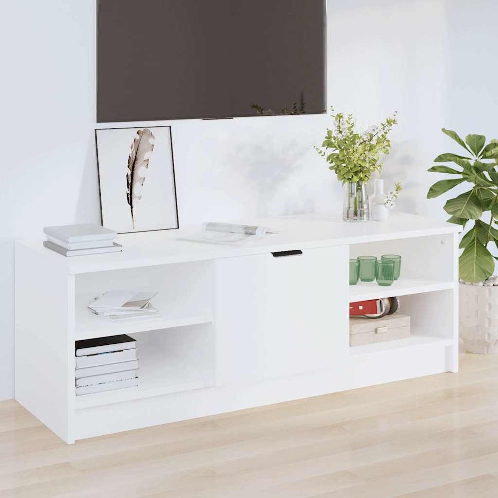 TV Cabinet White 102x35,5x36,5 cm Engineered Wood