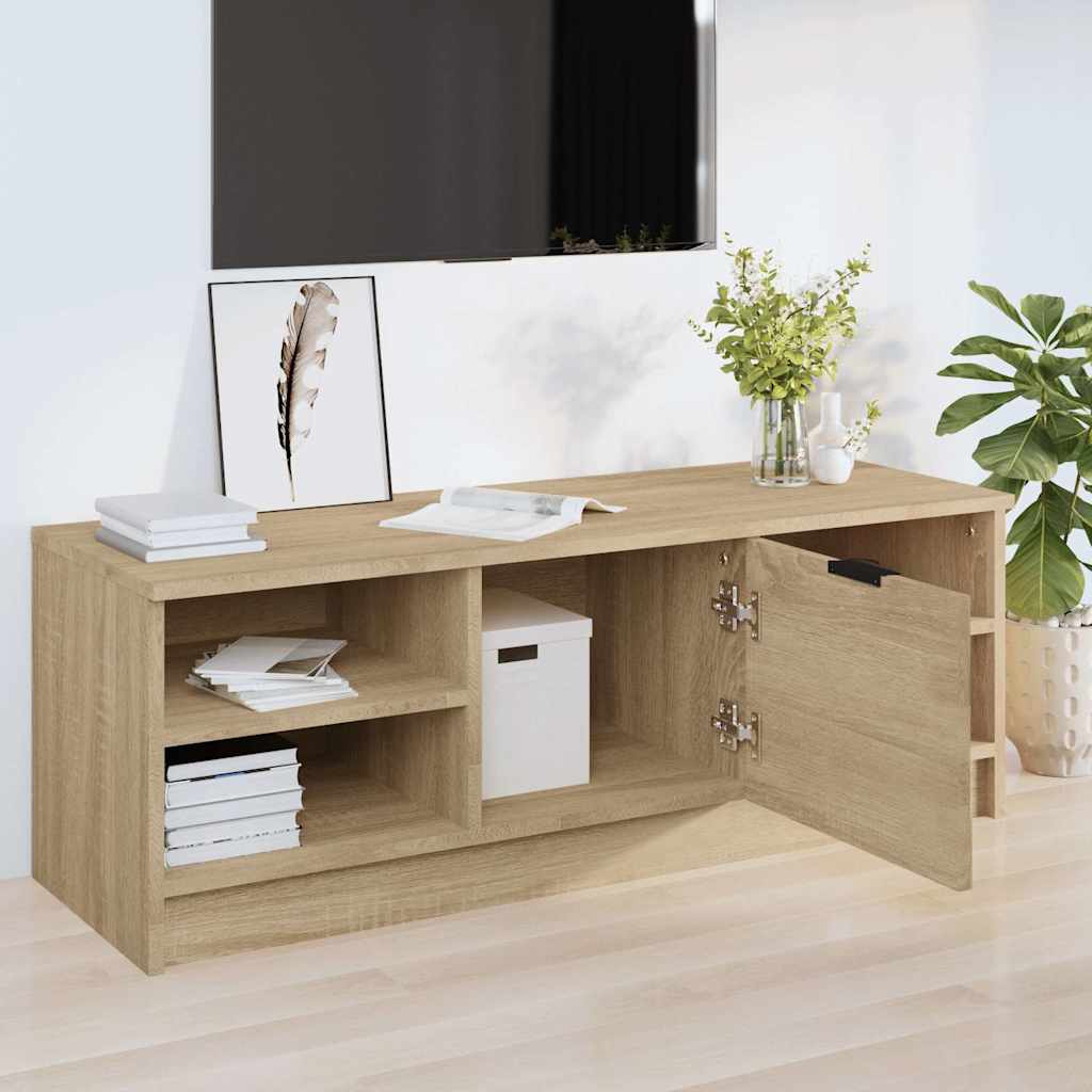 TV Cabinet Sonoma Oak 102x35,5x36,5 cm Engineered Wood