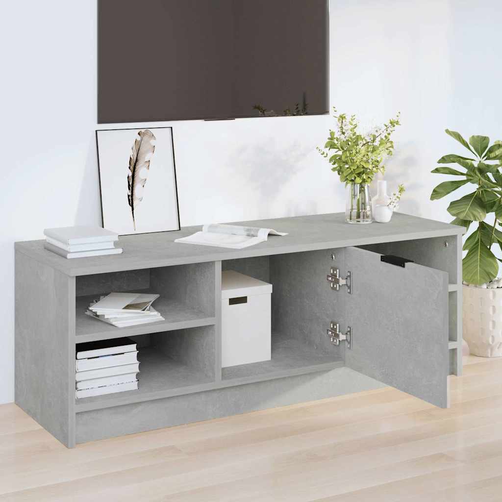 TV Cabinet Concrete Grey 102x35,5x36,5 cm Engineered Wood