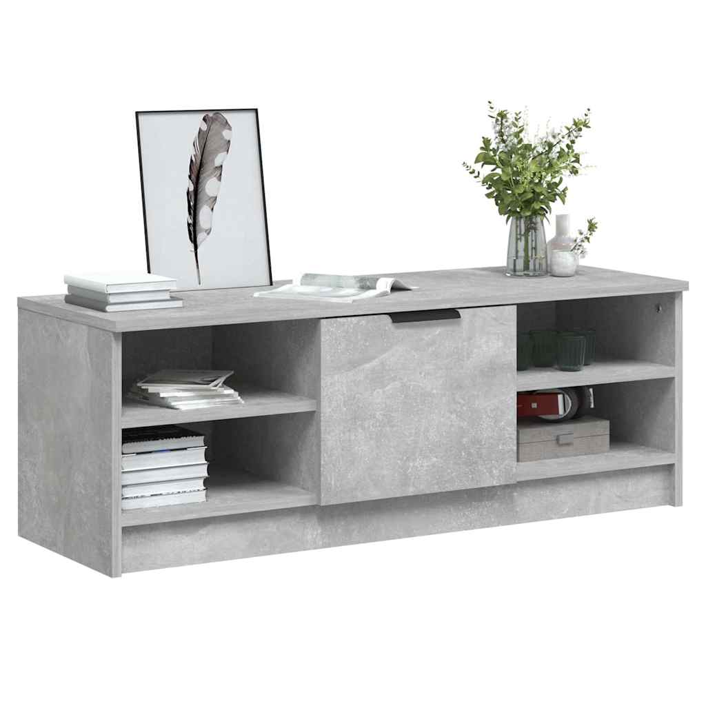 TV Cabinet Concrete Grey 102x35,5x36,5 cm Engineered Wood