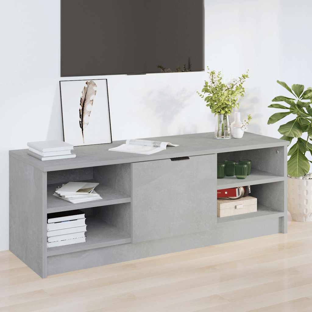 TV Cabinet Concrete Grey 102x35,5x36,5 cm Engineered Wood