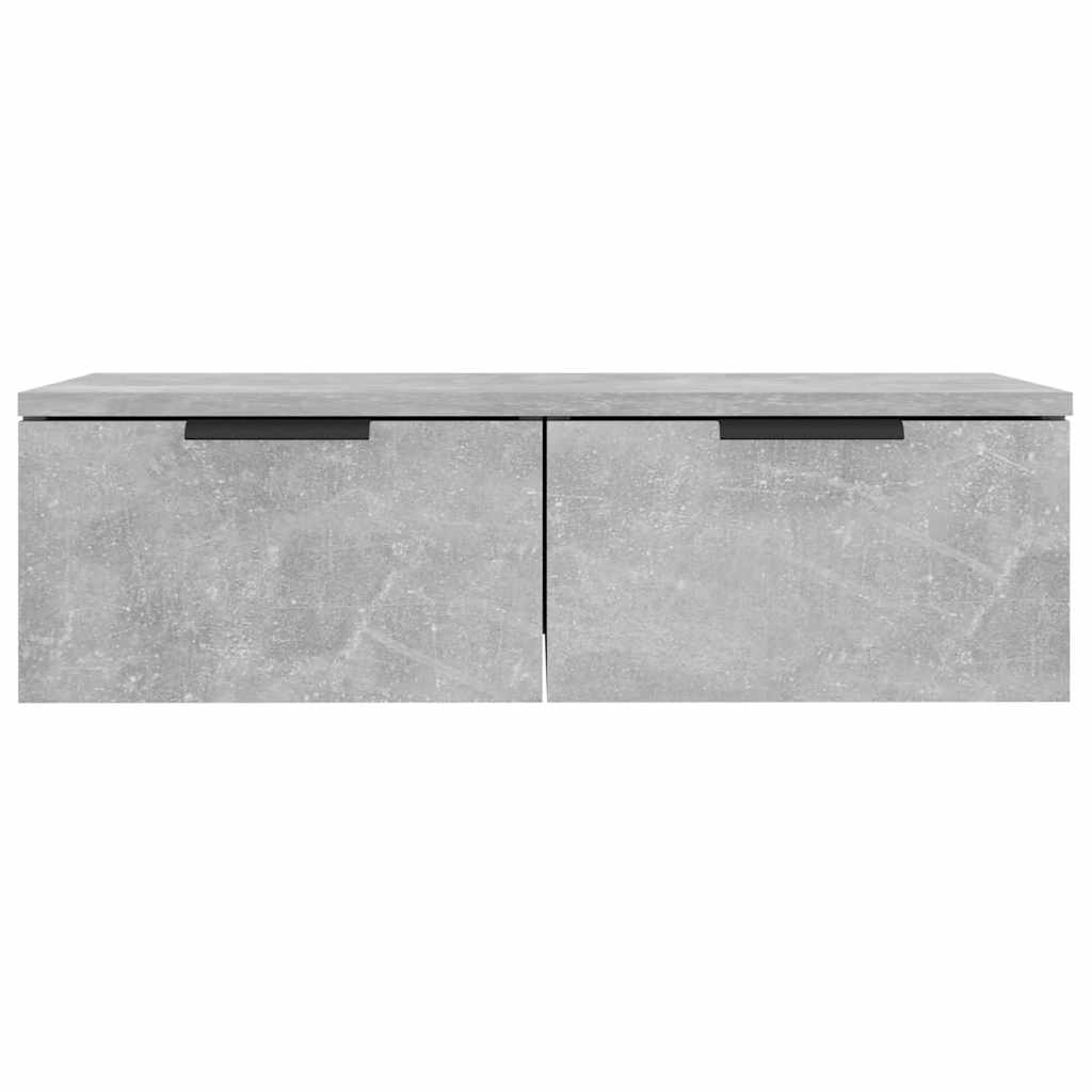 Wall Cabinet Concrete Grey 68x30x20 cm Engineered Wood