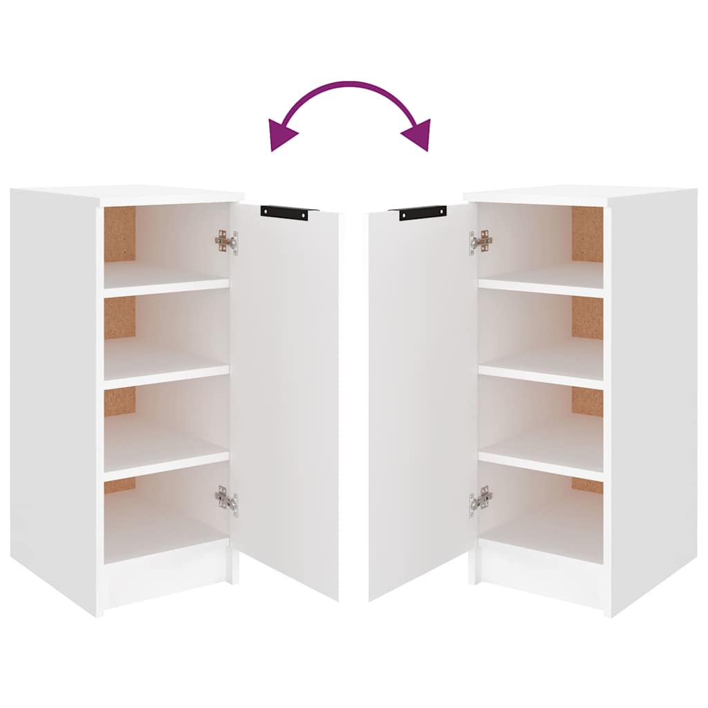 Shoe Cabinet White 30x35x70 cm Engineered Wood