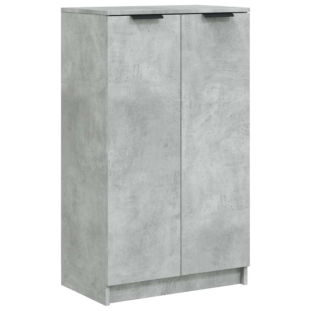 Shoe Cabinet Concrete Grey 59x35x100,5 cm Engineered Wood