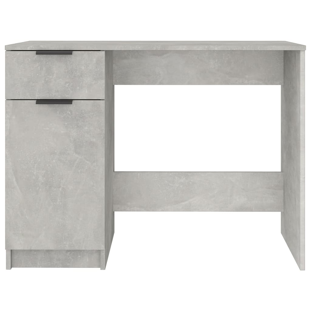 Bureau Béton Gris 100x50x75 cm Bois d'ingénierie