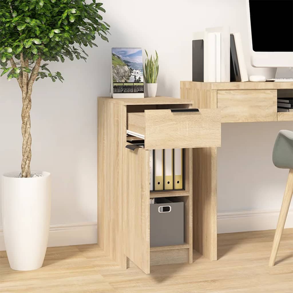 Desk Cabinet | Sonoma oak | Engineered wood | Medium | Desk Cabinet