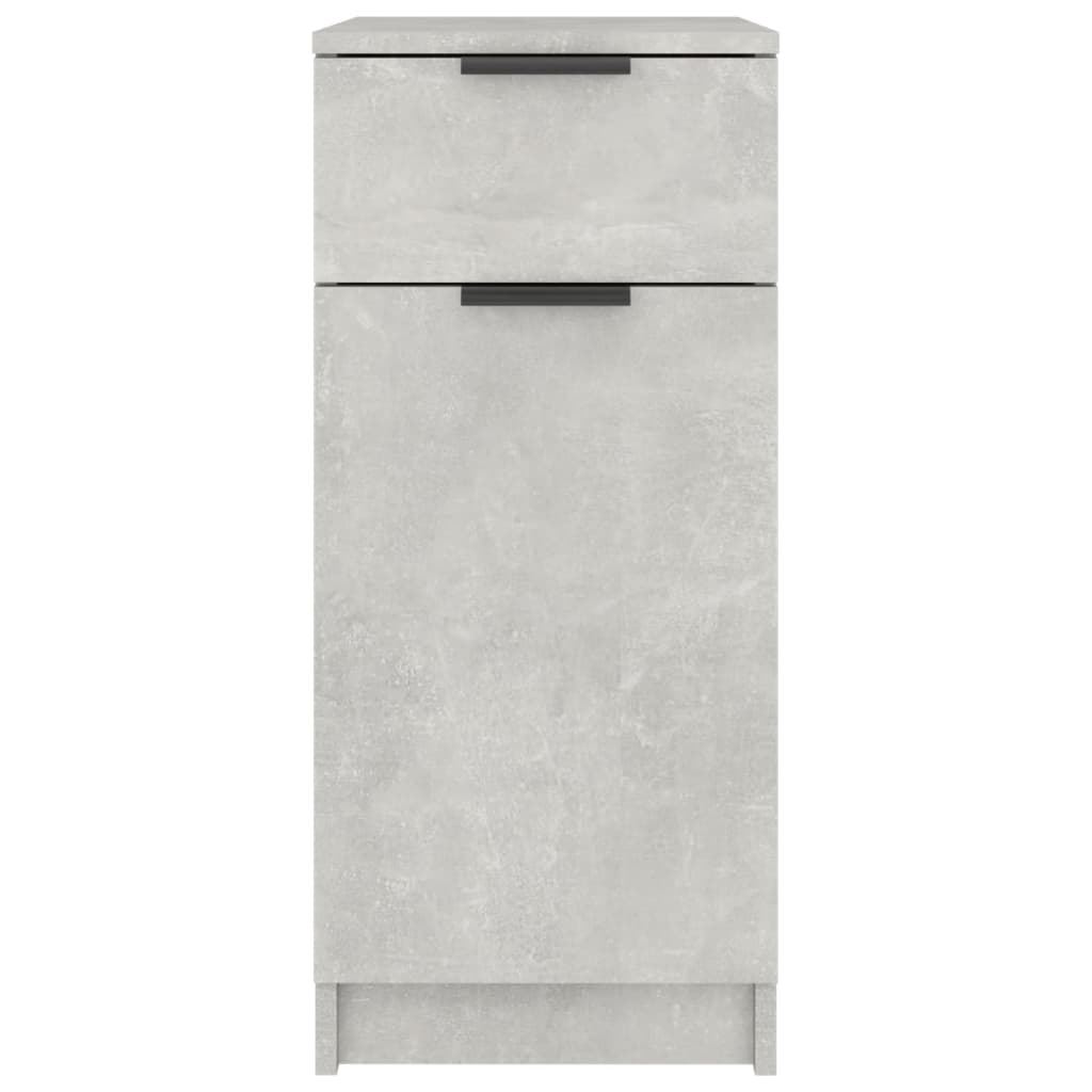 Desk Cabinet | Concrete grey | Engineered wood | Compact | Desk Cabinet