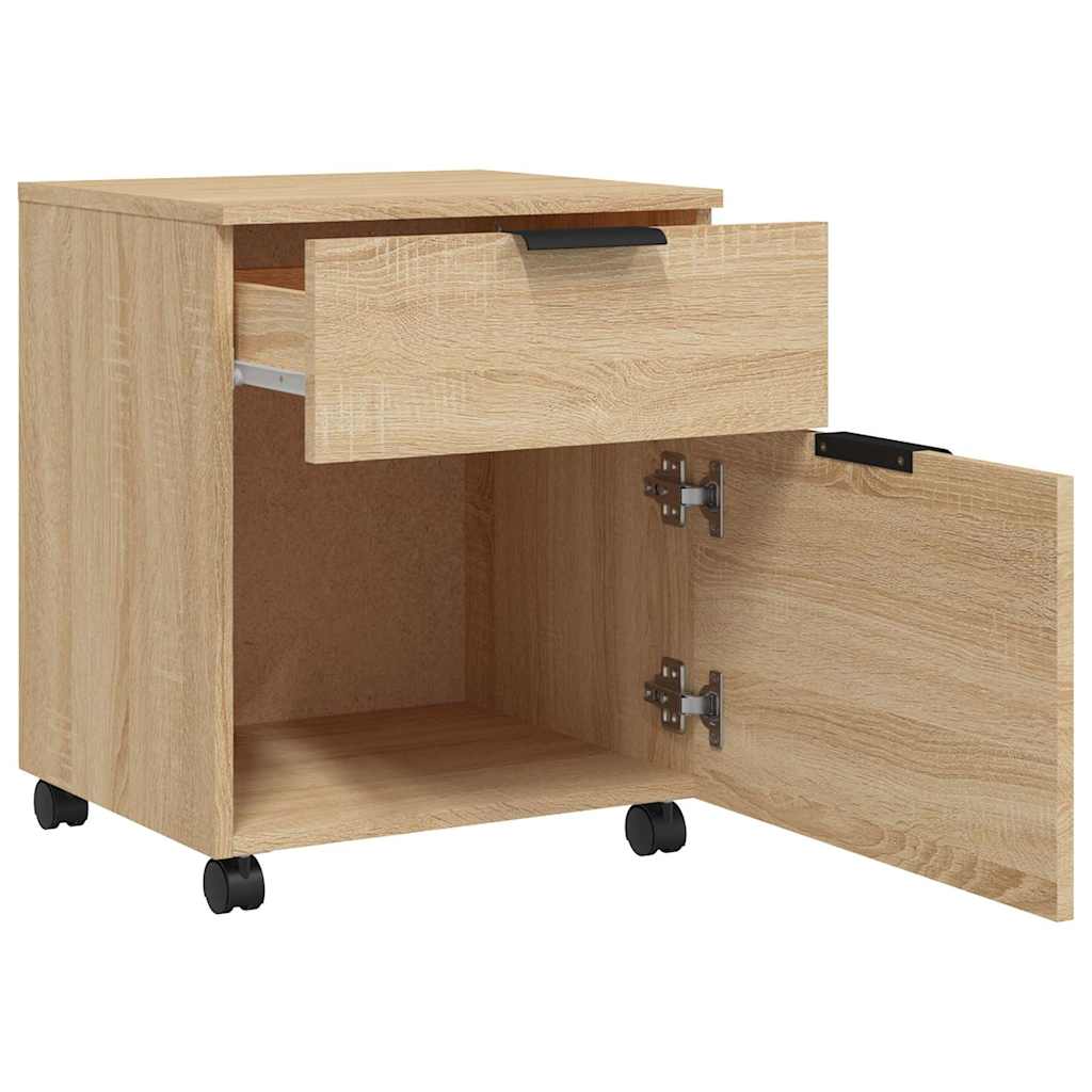 File Cabinet | Sonoma oak | Engineered wood | 45x38x54 cm | Swivel