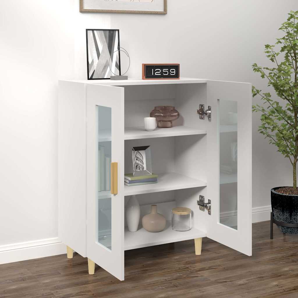 Sideboard White 69,5x34x90 cm Engineered Wood