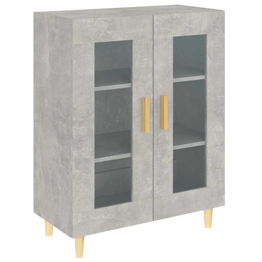 Sideboard Concrete Grey 69,5x34x90 cm Engineered Wood